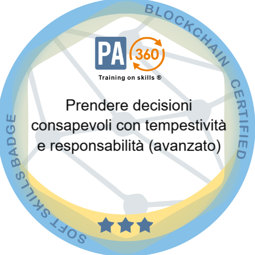 Prendere decisioni consapevoli con tempestività e responsabilità (avanzato)